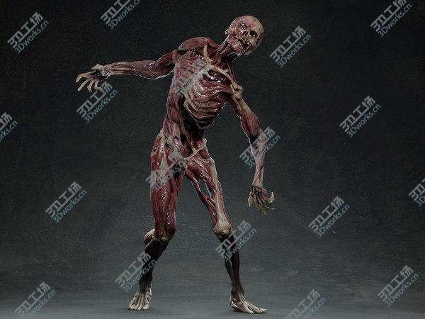images/goods_img/20210312/Skinned Zombie 3D model/1.jpg
